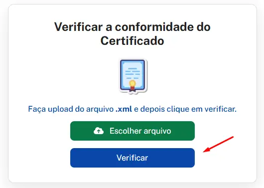 Validador de certificado Validador de certificado